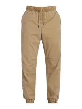 No Boundaries Jogger Pants Men XL Urban Khaki Drawstring Tapered Utility NEW